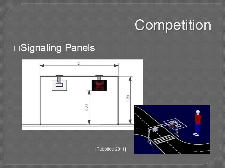 Competition �Signaling Panels [Robotica 2011] 