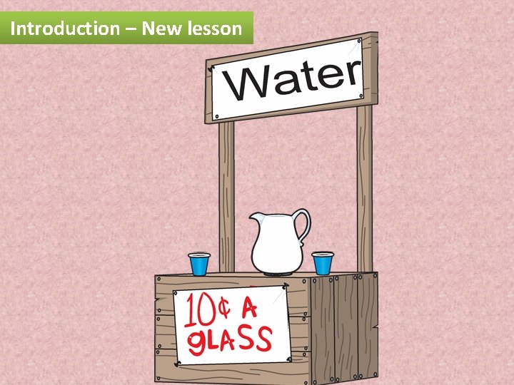 Introduction – New lesson 