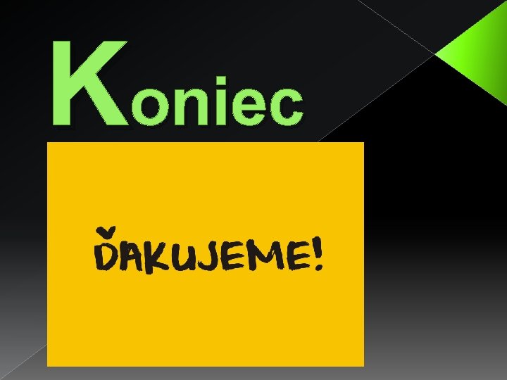 Koniec 