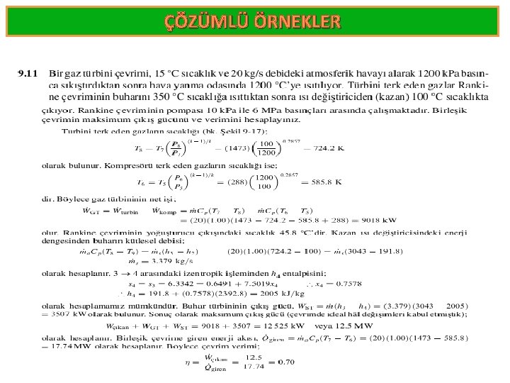 ÇÖZÜMLÜ ÖRNEKLER 90 