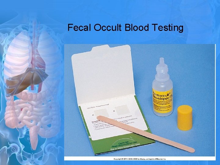 Fecal Occult Blood Testing 