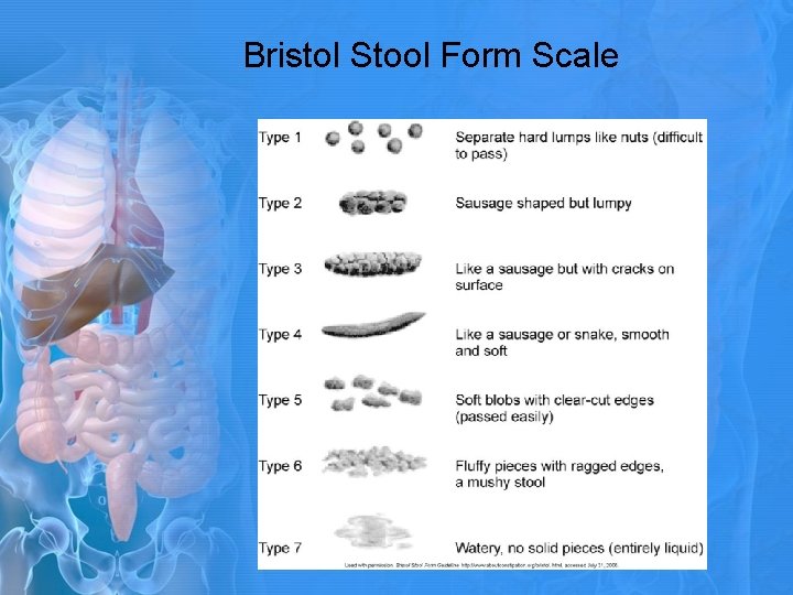 Bristol Stool Form Scale 