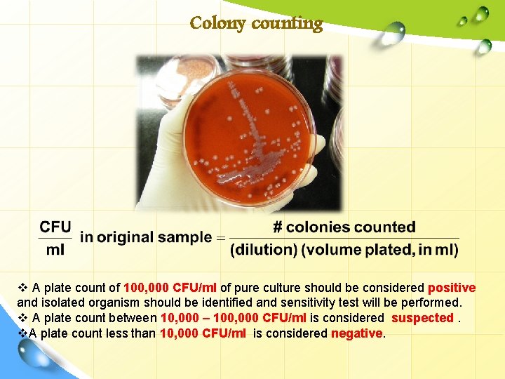 Urine culture LOGO Diagnostic Medical MicrobiologyLaboratory Manual Routine