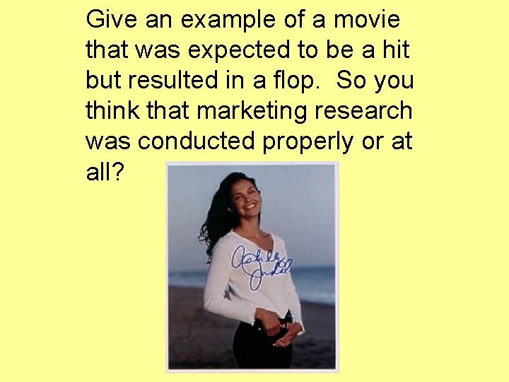 Give an example of a movie that was expected to be a hit but