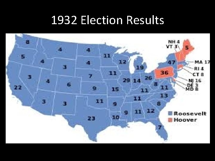 1932 Election Results 