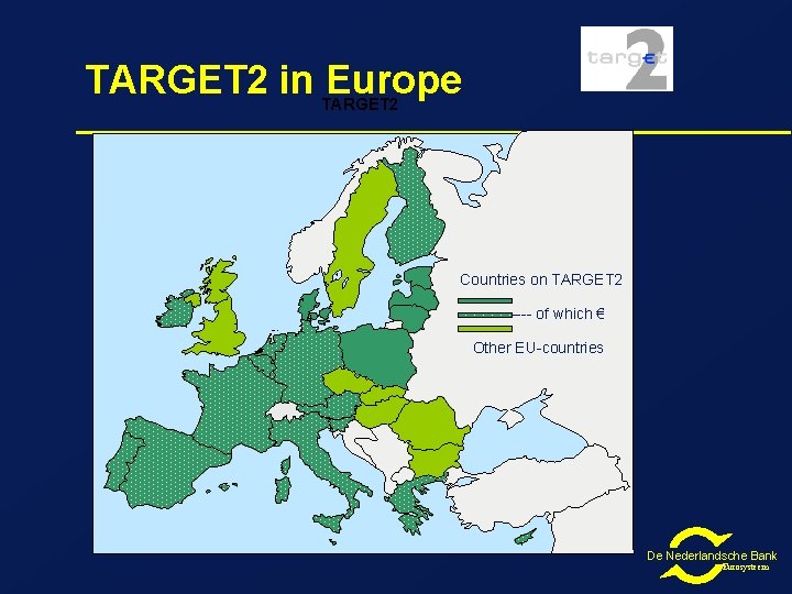 TARGET 2 in TARGET 2 Europe Countries on TARGET 2 ---- of which €
