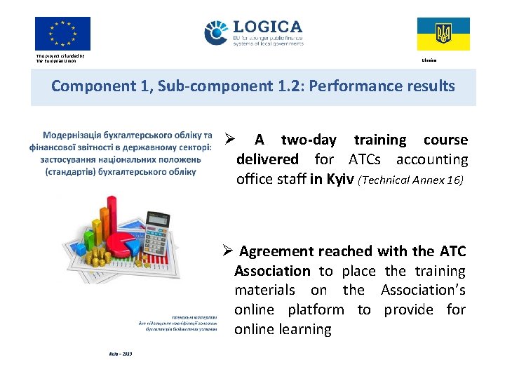 This project is funded by the European Union Ukraine Component 1, Sub-component 1. 2: