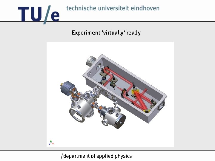 Experiment ‘virtually’ ready /n 