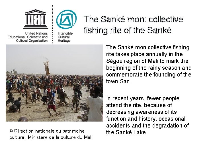 The Sanké mon: collective fishing rite of the Sanké The Sanké mon collective fishing