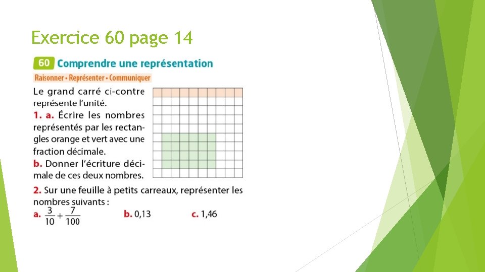 Exercice 60 page 14 