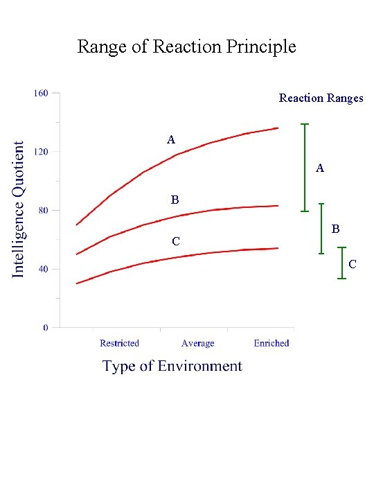 Range of Reaction Principle Reaction Ranges A A B C 