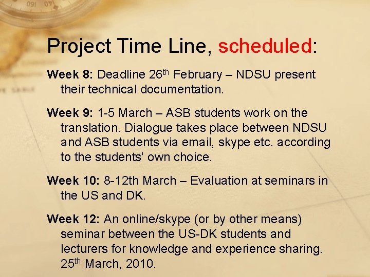 Project Management Integration in Translation Projects Birthe Mousten