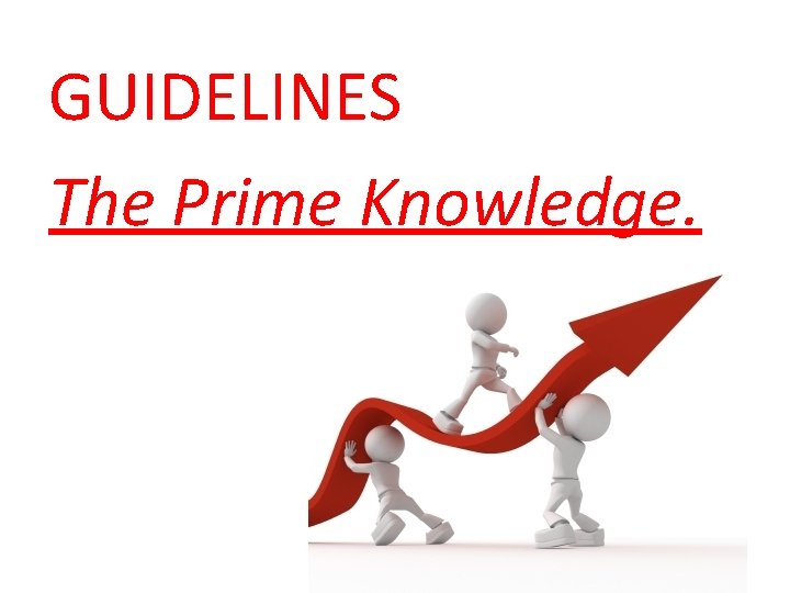 GUIDELINES The Prime Knowledge. 