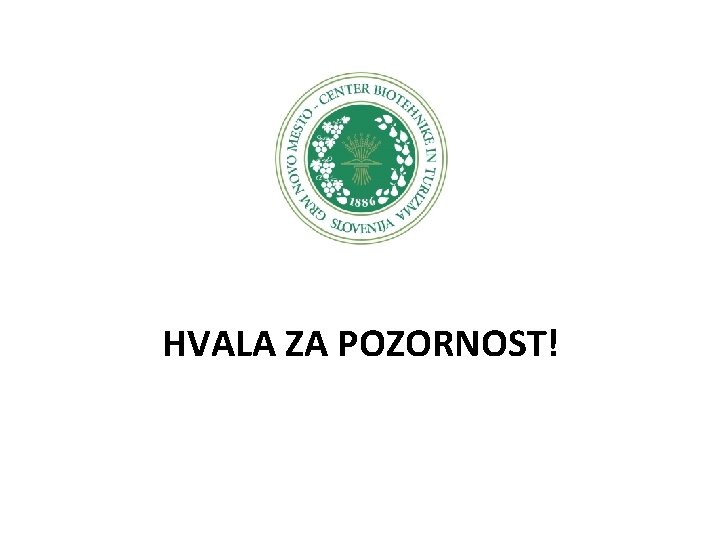 HVALA ZA POZORNOST! 