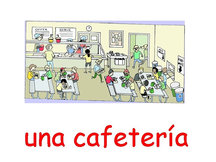 una cafetería 