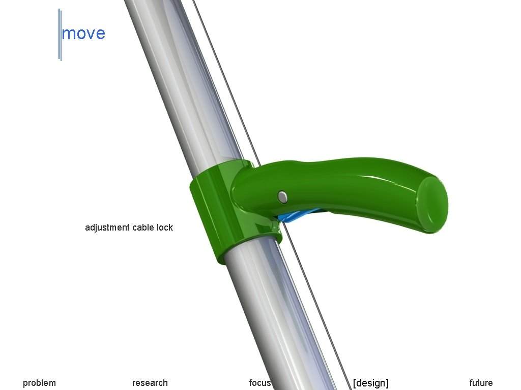 move adjustment cable lock problem research focus [design] future 