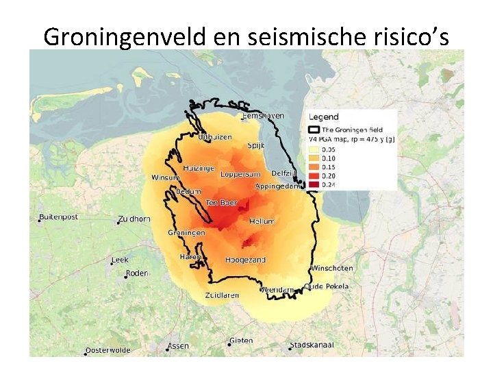 Groningenveld en seismische risico’s 