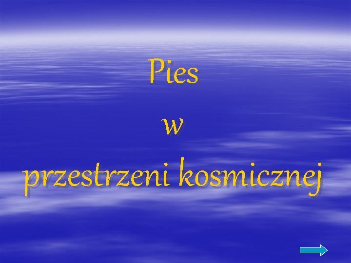 Pies w przestrzeni kosmicznej 