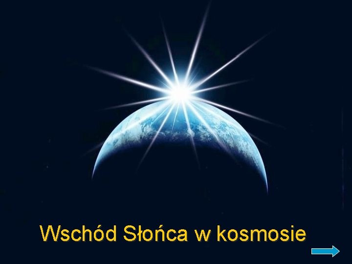 Wschód Słońca w kosmosie 