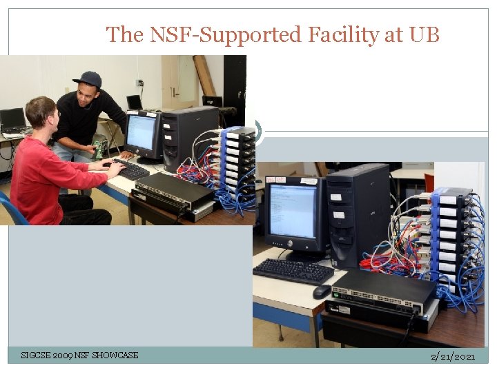 The NSF-Supported Facility at UB 18 SIGCSE 2009 NSF SHOWCASE 2/21/2021 