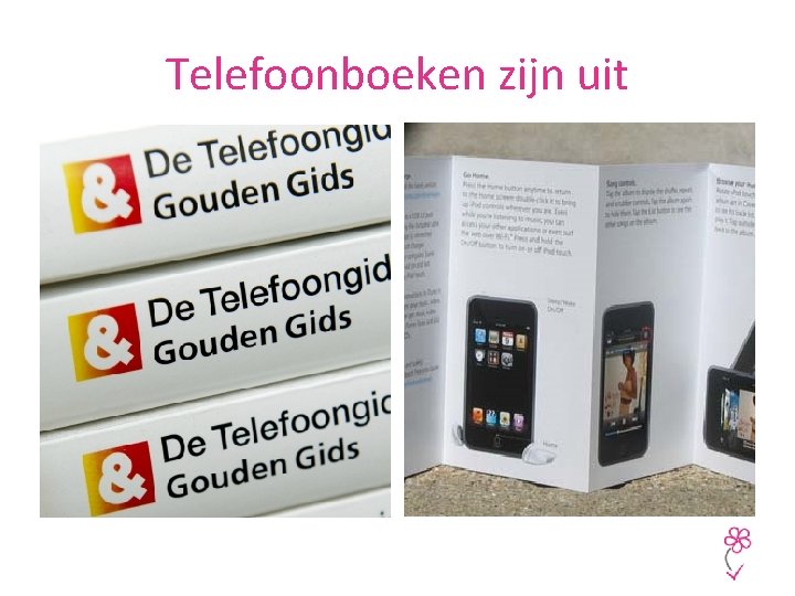 Telefoonboeken zijn uit 