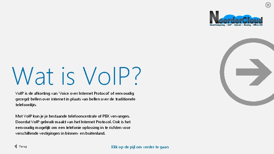 Wat is Vo. IP? Vo. IP is de afkorting van ‘Voice over Internet Protocol’