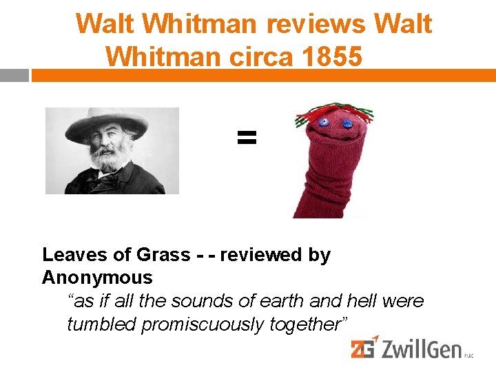 Walt Whitman reviews Walt Whitman circa 1855 = Leaves of Grass - - reviewed