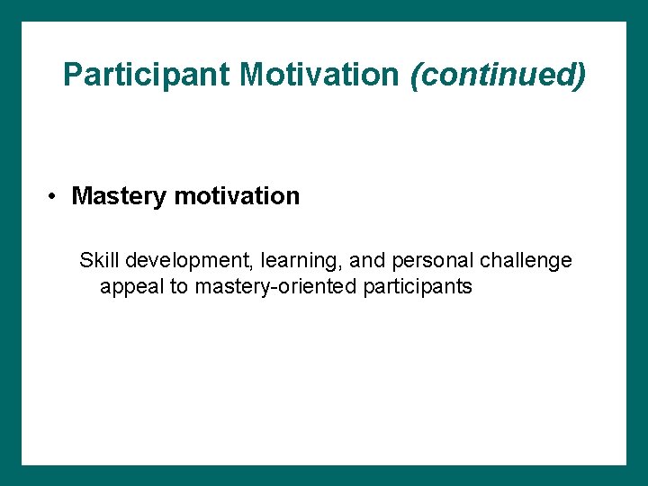 chapter 10 Sport Consumer Behavior B Christine Green