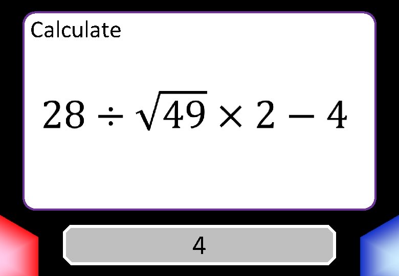 Calculate Answer 4 