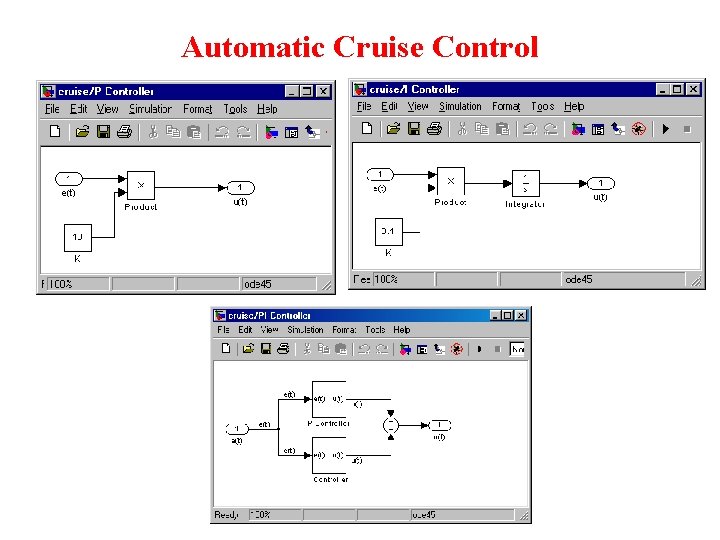 Automatic Cruise Control 