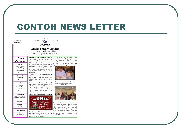 CONTOH NEWS LETTER 