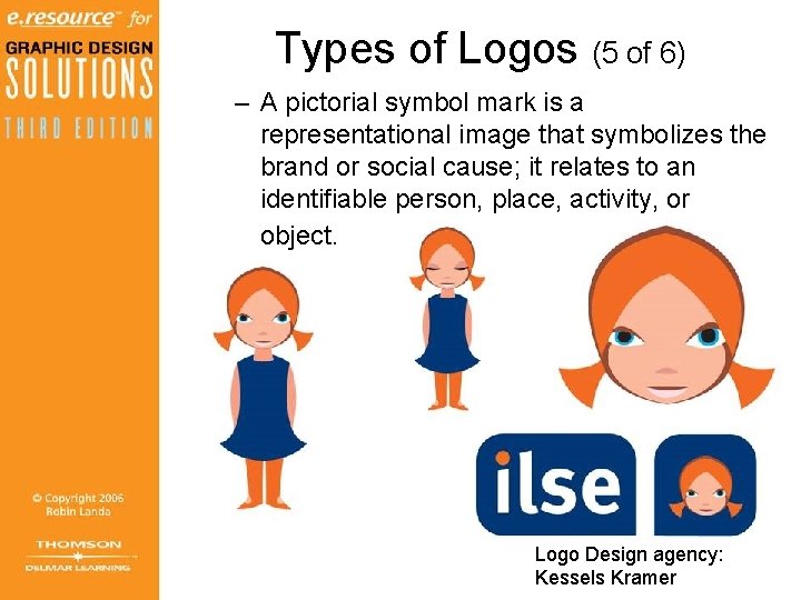Types of Logos (5 of 6) – A pictorial symbol mark is a representational Types of Logos (5 of 6) – A pictorial symbol mark is a representational