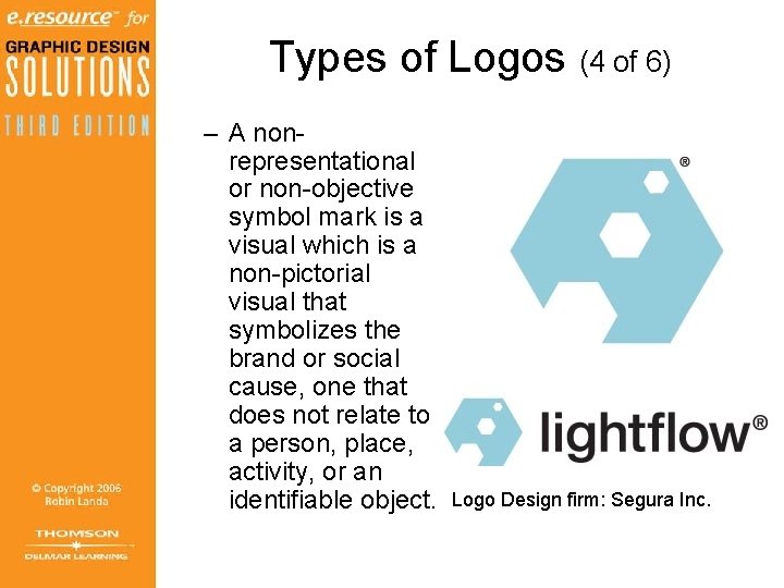 Types of Logos (4 of 6) – A nonrepresentational or non-objective symbol mark is Types of Logos (4 of 6) – A nonrepresentational or non-objective symbol mark is
