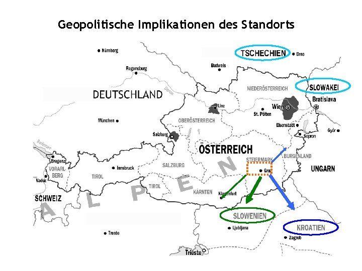 Geopolitische Implikationen des Standorts 