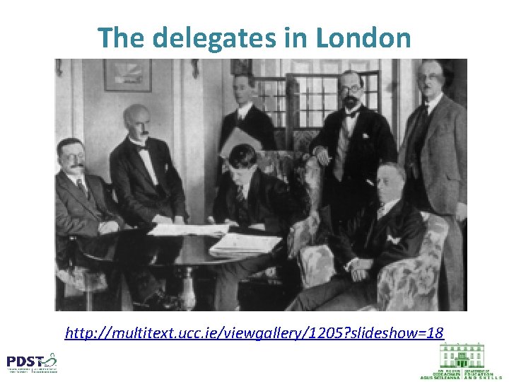 The delegates in London http: //multitext. ucc. ie/viewgallery/1205? slideshow=18 