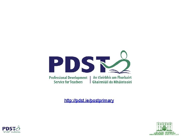 http: //pdst. ie/postprimary 