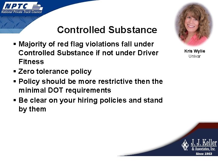 Controlled Substance § Majority of red flag violations fall under Controlled Substance if not