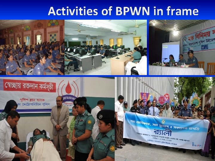 Activities of BPWN in frame 