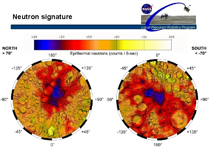 Neutron signature Lunar Precursor Robotics Program 