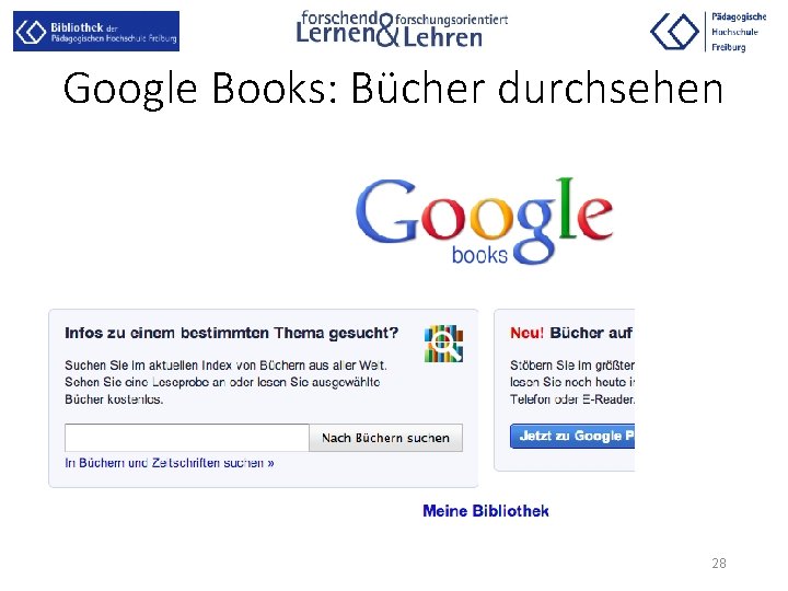 Google Books: Bücher durchsehen 28 
