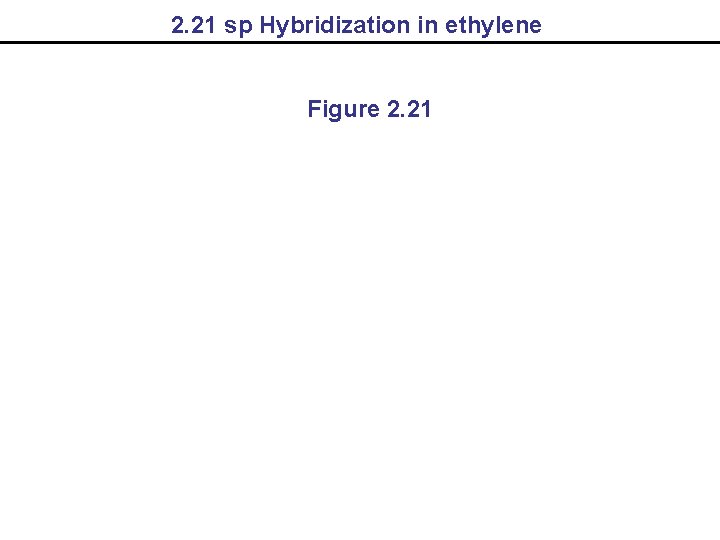 2. 21 sp Hybridization in ethylene Figure 2. 21 