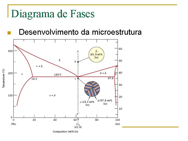 Diagrama de Fases n Desenvolvimento da microestrutura 