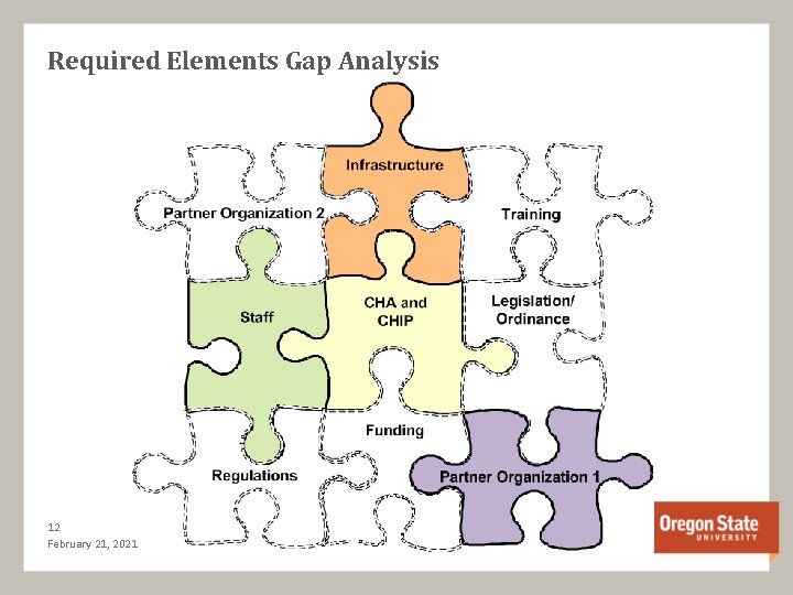 Required Elements Gap Analysis 12 February 21, 2021 