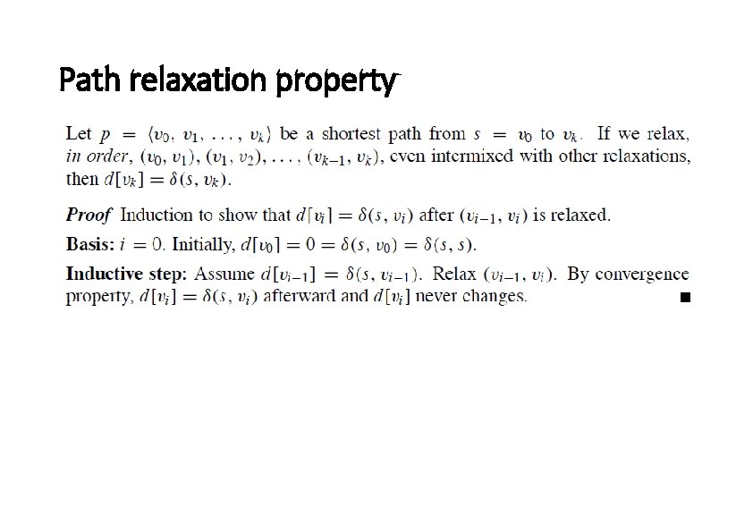 Path relaxation property 