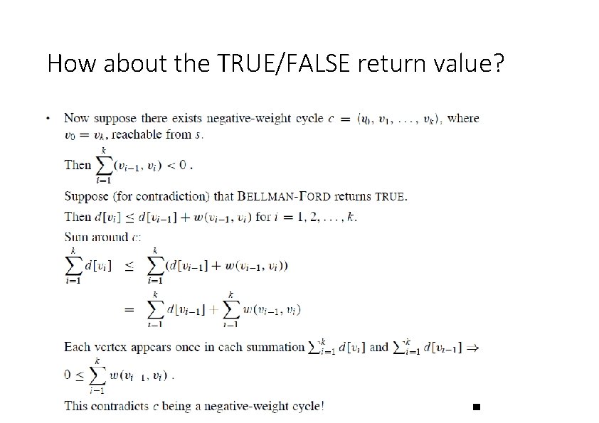 How about the TRUE/FALSE return value? How about the TRUE/FALSE return value?