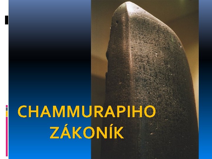 CHAMMURAPIHO ZÁKONÍK 