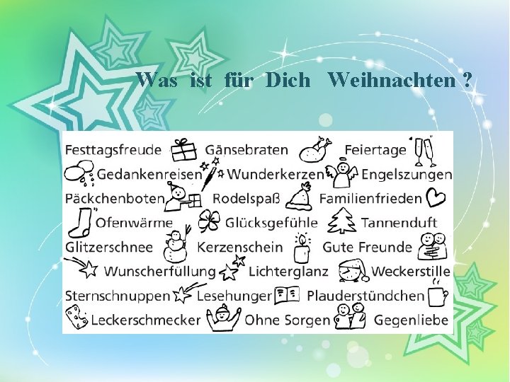 Was ist für Dich Weihnachten ? 