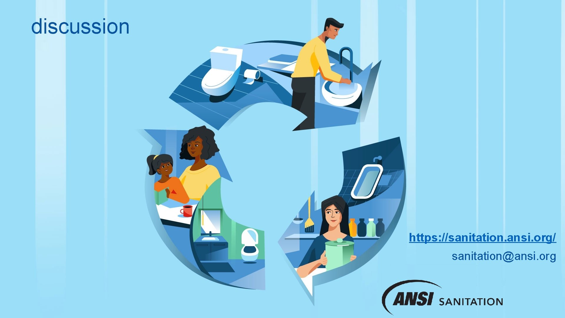 discussion https: //sanitation. ansi. org/ sanitation@ansi. org 