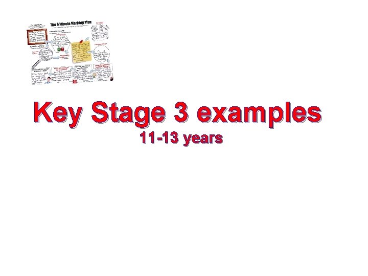 Key Stage 3 examples 11 -13 years 