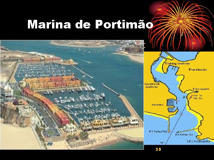 Marina de Portimão Rumo para a aproximação: 35 
